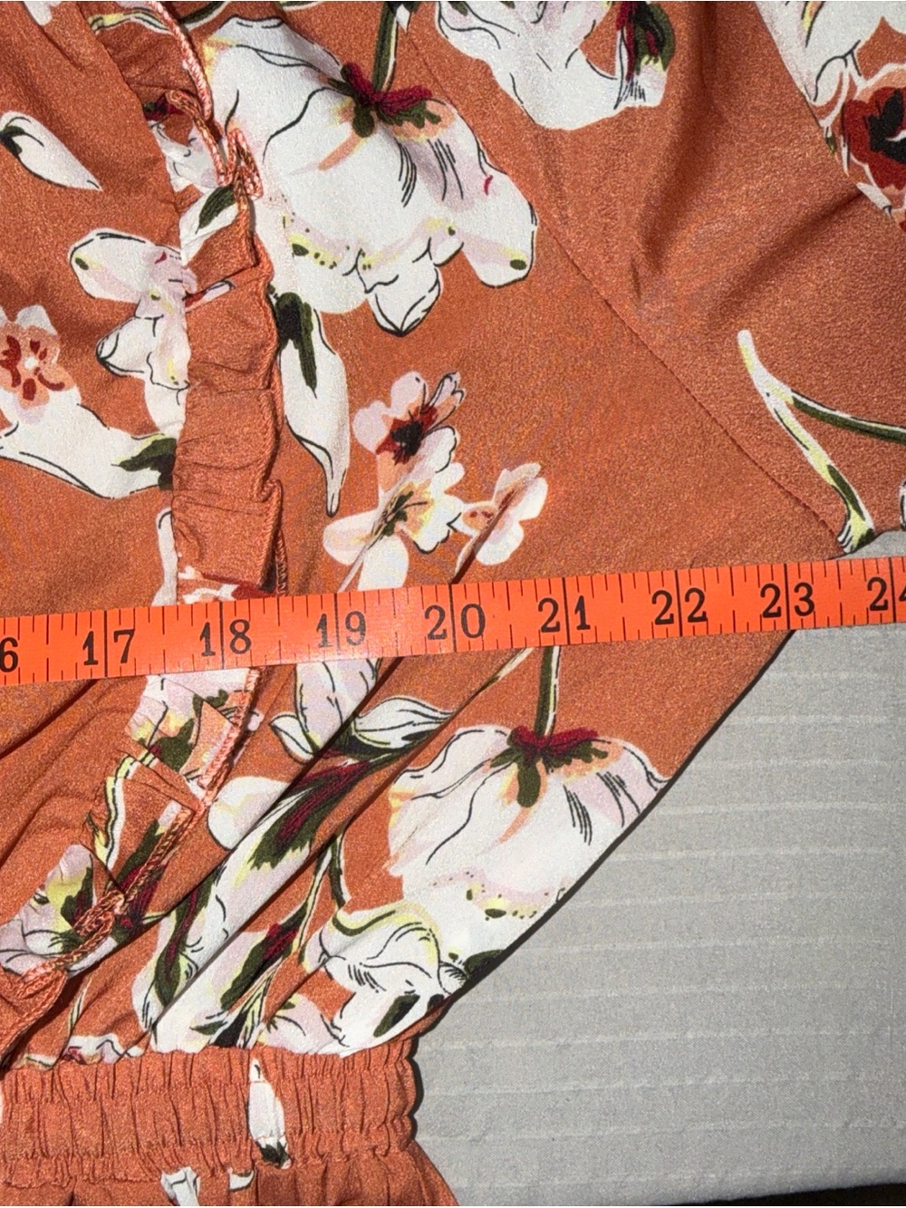 Southern Fried Chics NWT Boho Floral Smocked Waist dress, XL - Picture 6 of 10